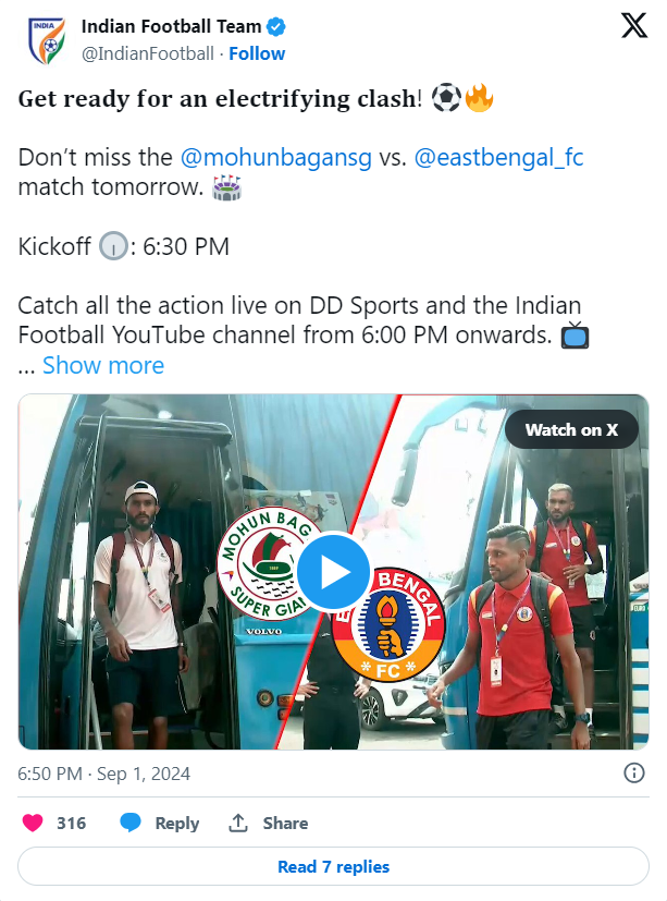 Kolkata Derby Live